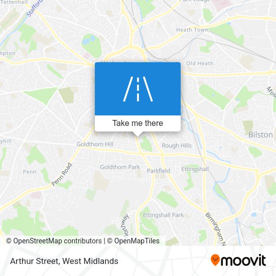 Arthur Street map