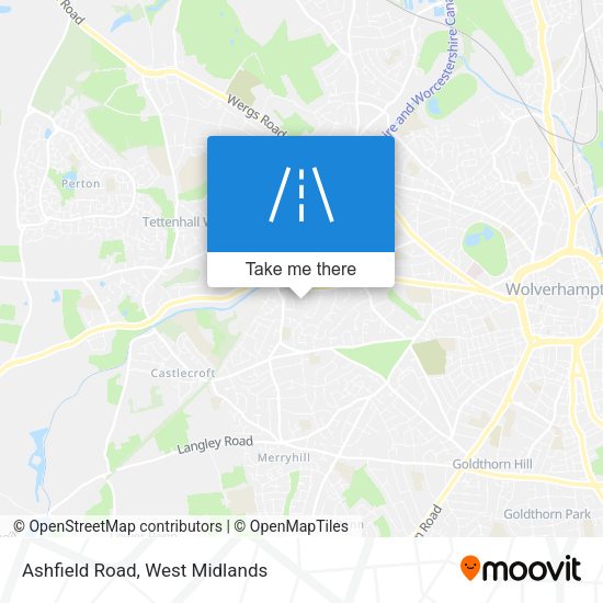 Ashfield Road map