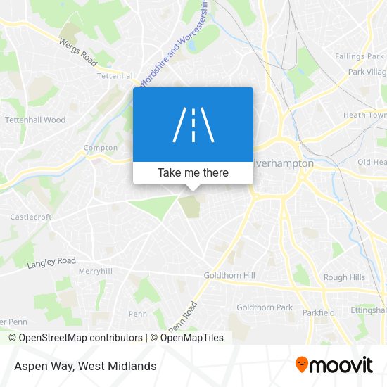 Aspen Way map