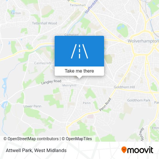 Attwell Park map