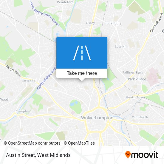 Austin Street map