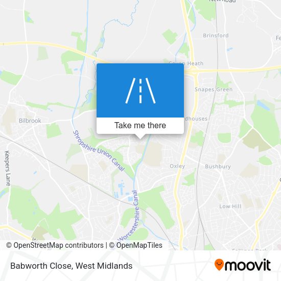 Babworth Close map