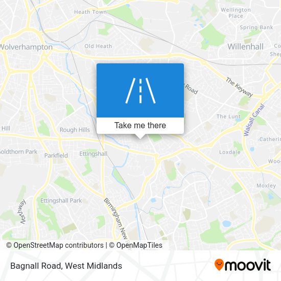 Bagnall Road map