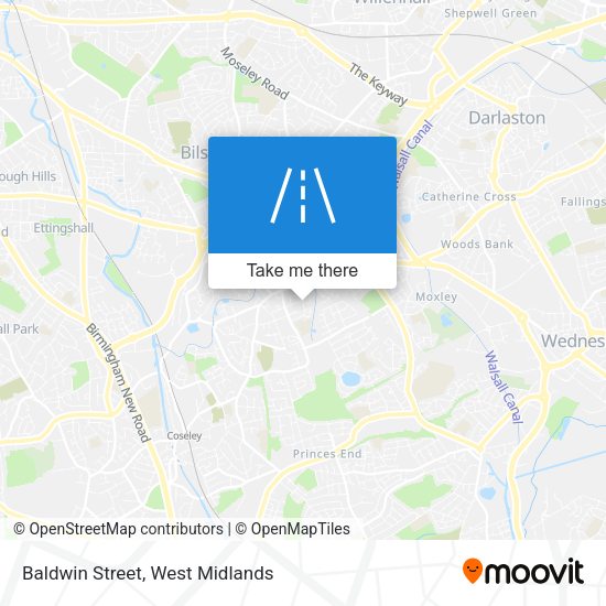 Baldwin Street map