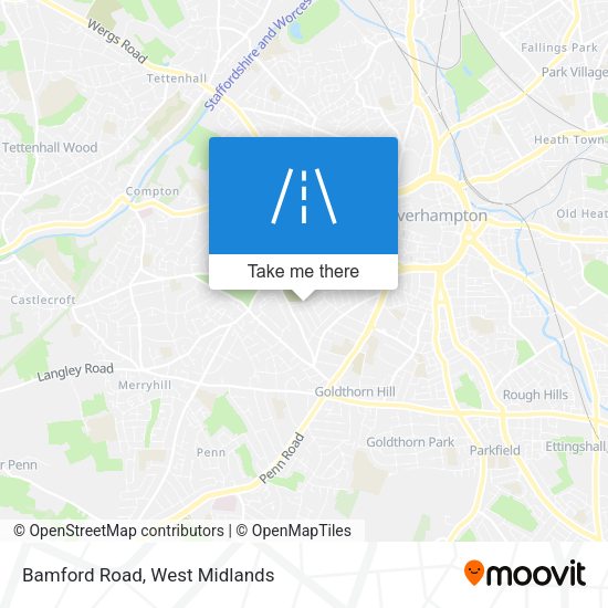 Bamford Road map