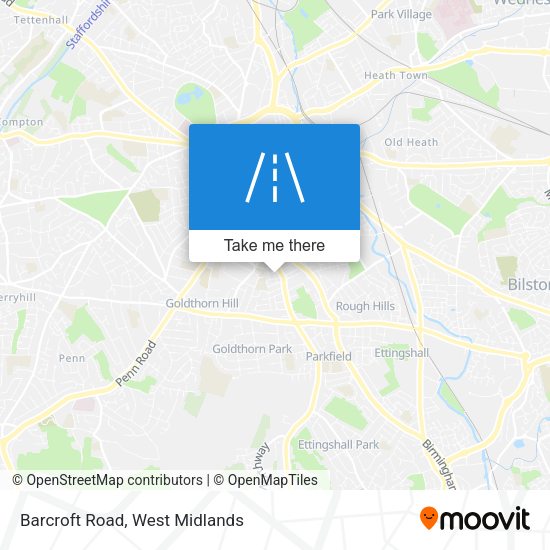 Barcroft Road map