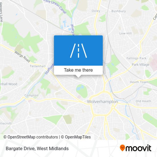 Bargate Drive map