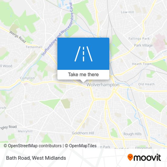 Bath Road map