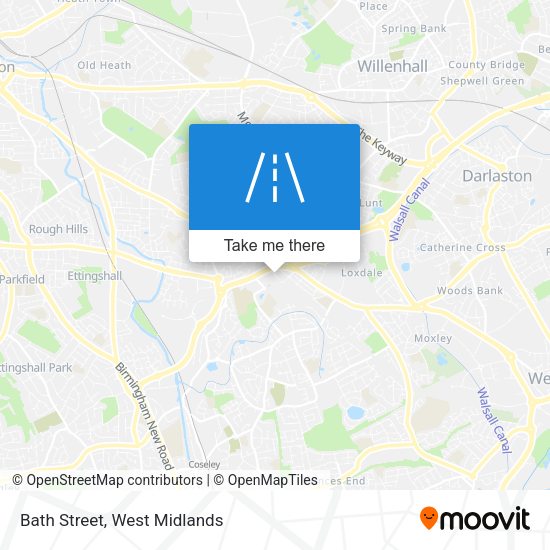 Bath Street map