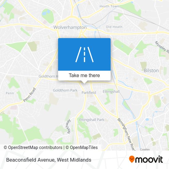 Beaconsfield Avenue map