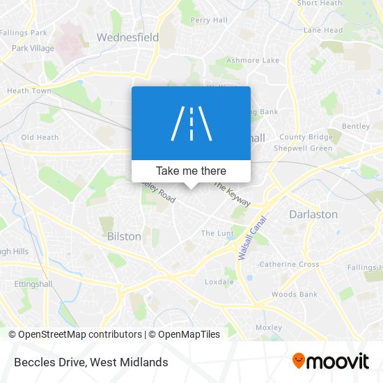 Beccles Drive map