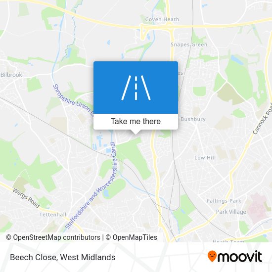 Beech Close map
