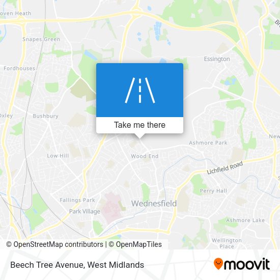 Beech Tree Avenue map