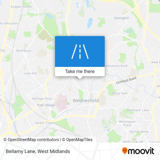 Bellamy Lane map
