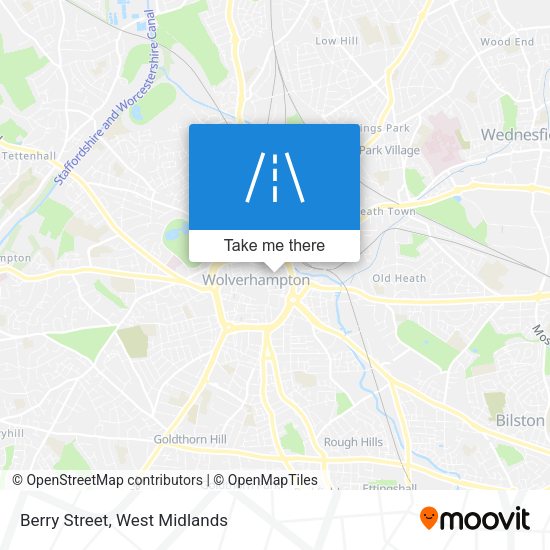 Berry Street map