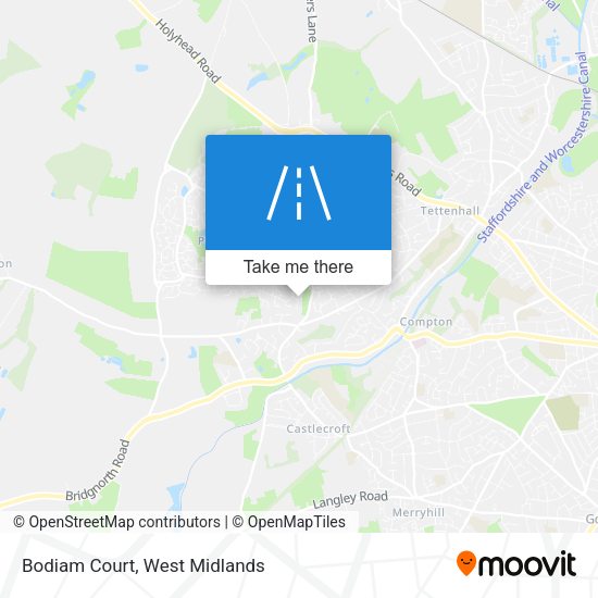 Bodiam Court map