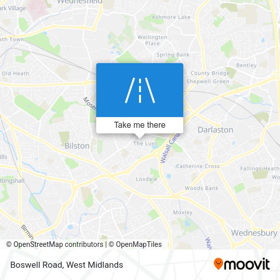 Boswell Road map