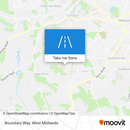 Boundary Way map