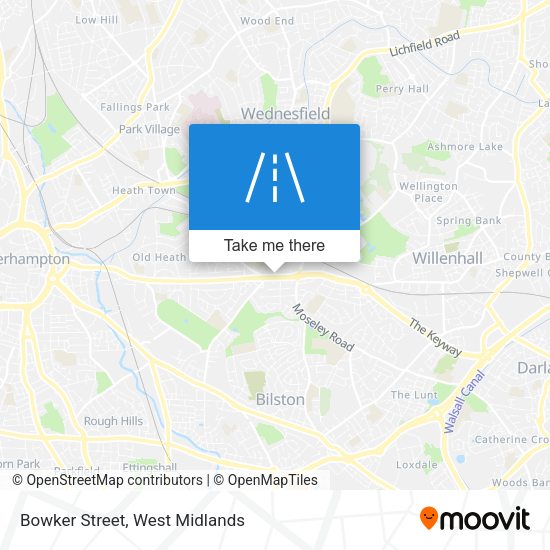 Bowker Street map