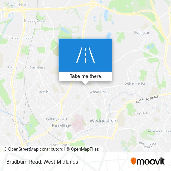 Bradburn Road map