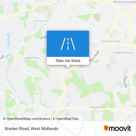 Braden Road map