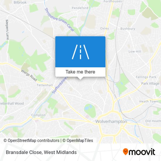 Bransdale Close map