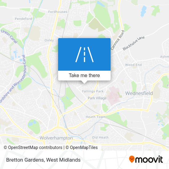 Bretton Gardens map