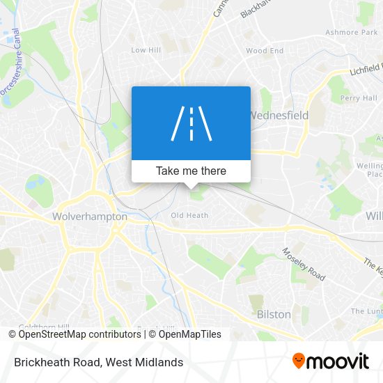 Brickheath Road map