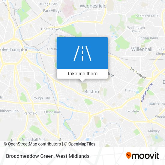 Broadmeadow Green map