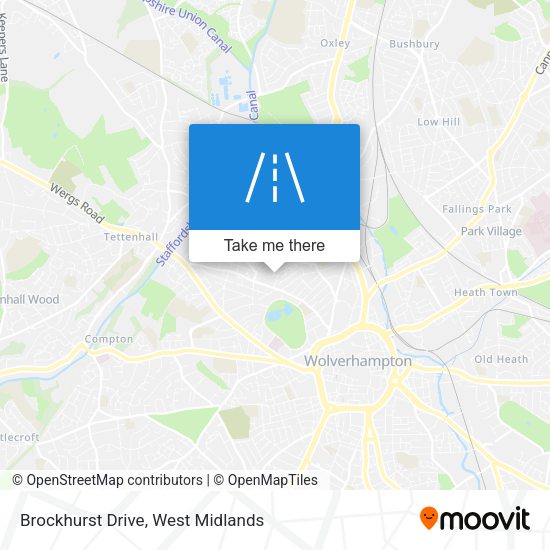 Brockhurst Drive map
