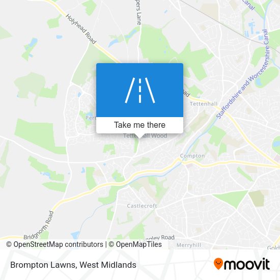 Brompton Lawns map