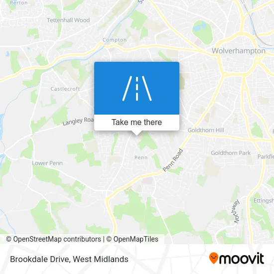 Brookdale Drive map