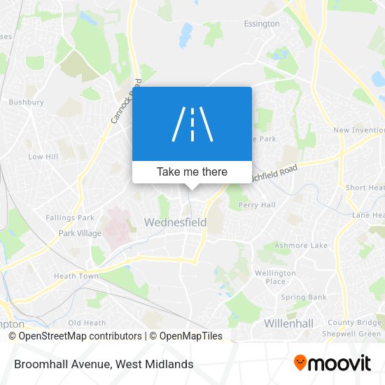 Broomhall Avenue map