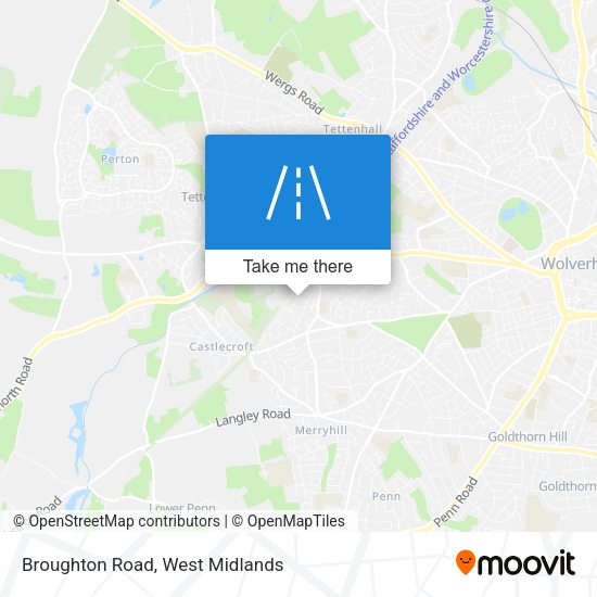 Broughton Road map