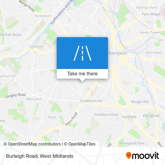 Burleigh Road map