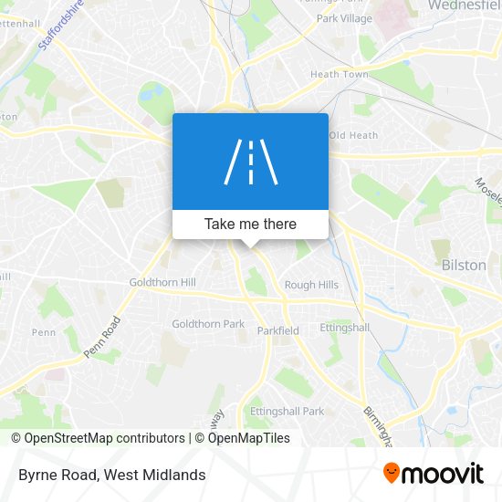 Byrne Road map