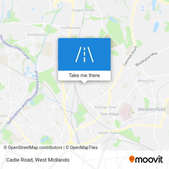 Cadle Road map