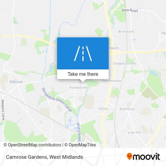 Camrose Gardens map