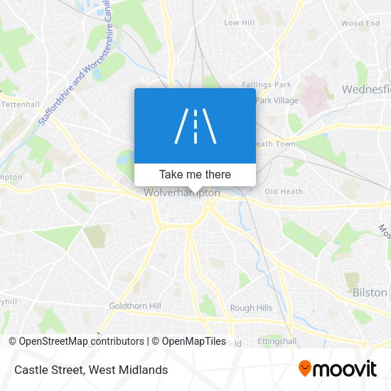 Castle Street map