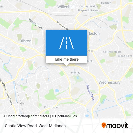 Castle View Road map