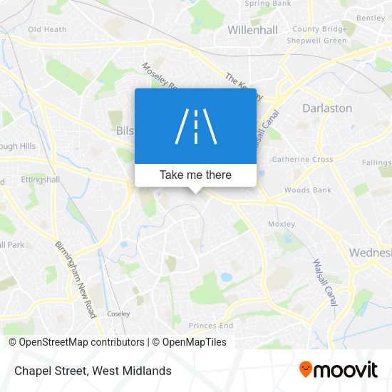 Chapel Street map