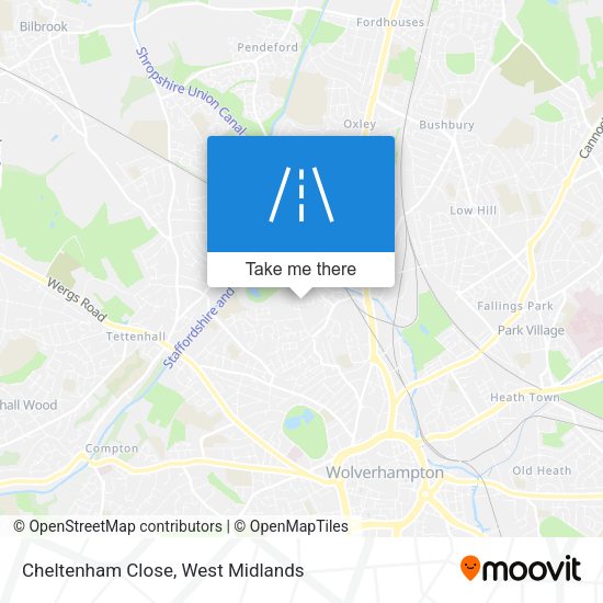 Cheltenham Close map