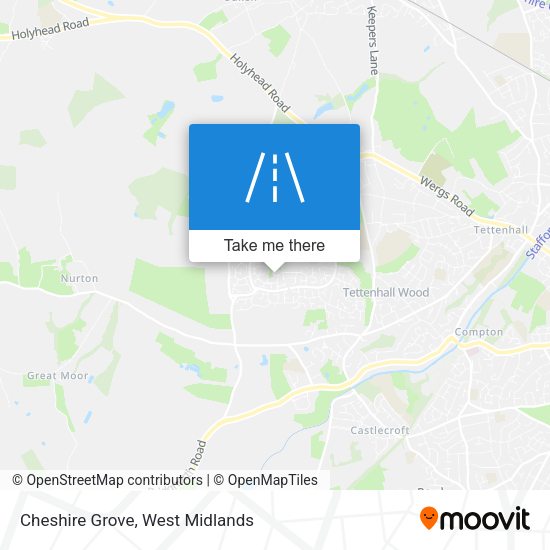 Cheshire Grove map