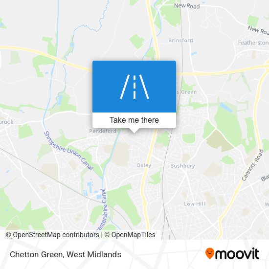 Chetton Green map