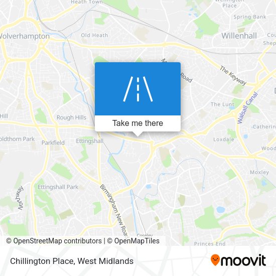 Chillington Place map