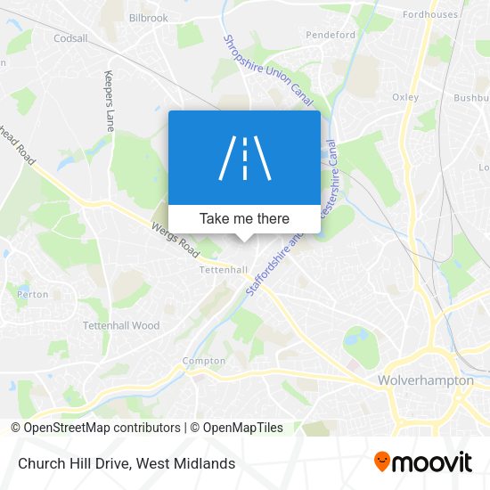 Church Hill Drive map