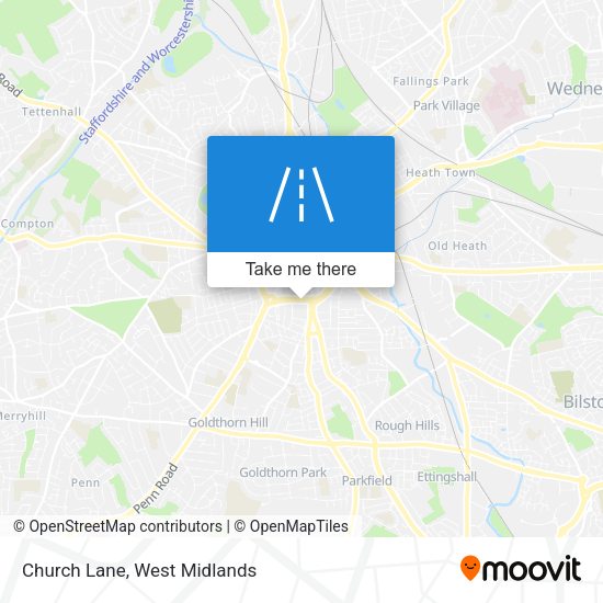 Church Lane map