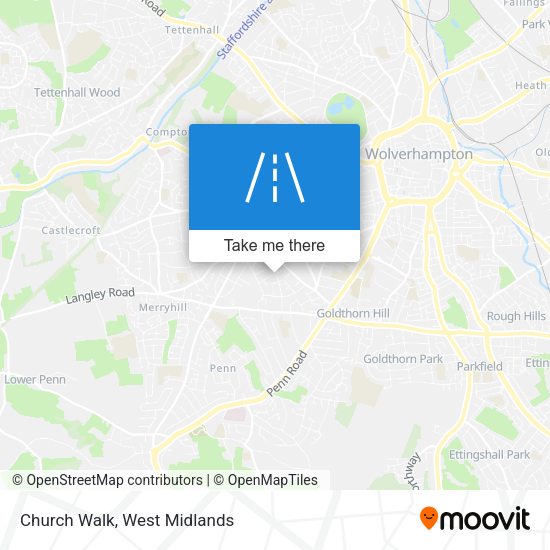 Church Walk map