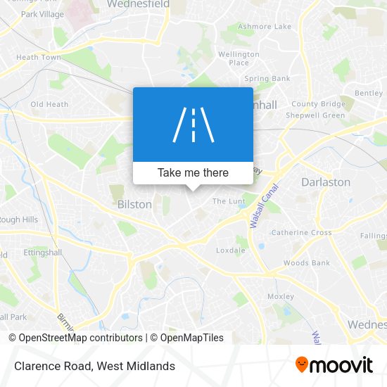Clarence Road map