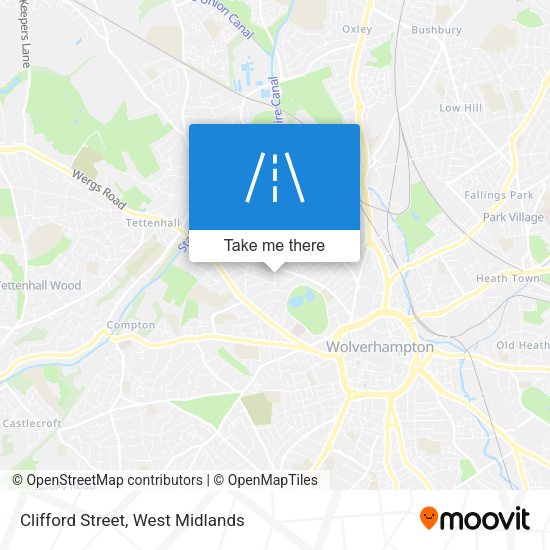 Clifford Street map
